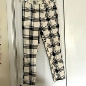 H&M Checkered Pull-on Pants
